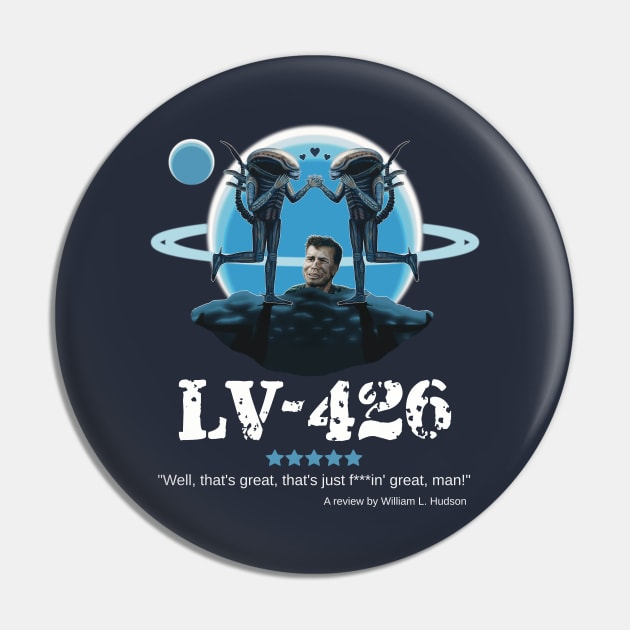 Acheron (LV-426) Funny Print Pin by SPACE ART & NATURE SHIRTS 