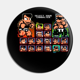 River City Brawl Select Screen Pin