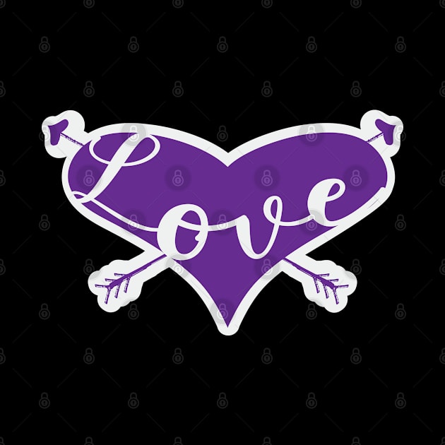 Love is Love Purple by Design_Lawrence