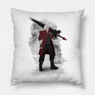 Legendary Devil Hunter Dante Pillow