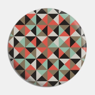 Geometric Faceted Pattern Pin