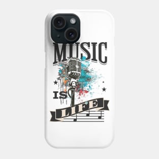 Music is life Phone Case