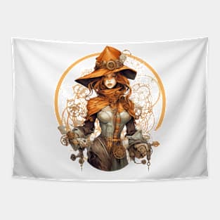 Steampunk Witch #10 Tapestry