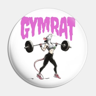 Gymrat Woman Pin