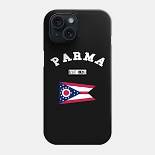 🏹 Parma Ohio Strong, Buckeye State Flag, Est 1826, City Pride Phone Case