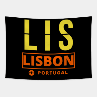 LIS - Lisbon airport code Tapestry