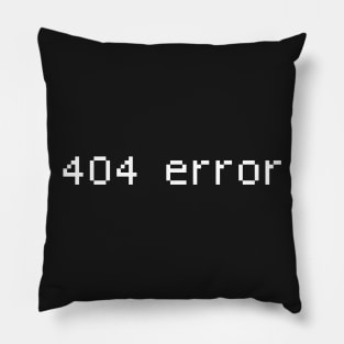 404 Error – Vaporwave Aesthetic Pillow