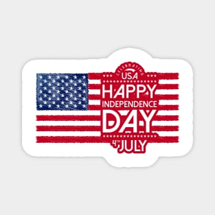 4th of July | God Bless America | Fourth Of July Patriotic Proud To Be American Gift Ideas | Red White Blue Magnet