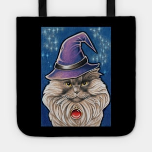 Grouchy Wizard Cat Tote