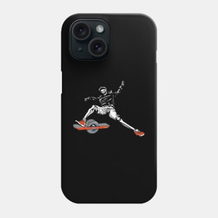 onewheel electric skateboard float life - skeleton onewheel Phone Case