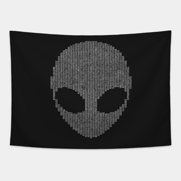 Alien Ugly Sweater Tapestry by ControllerGeek