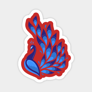 Peacock Magnet