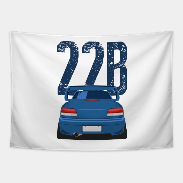 Subaru Car 22B Tapestry by mufflebox