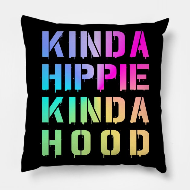 Kinda HIppie Kinda Hood Pillow by PnJ