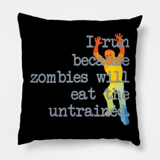 Zombie Run Pillow