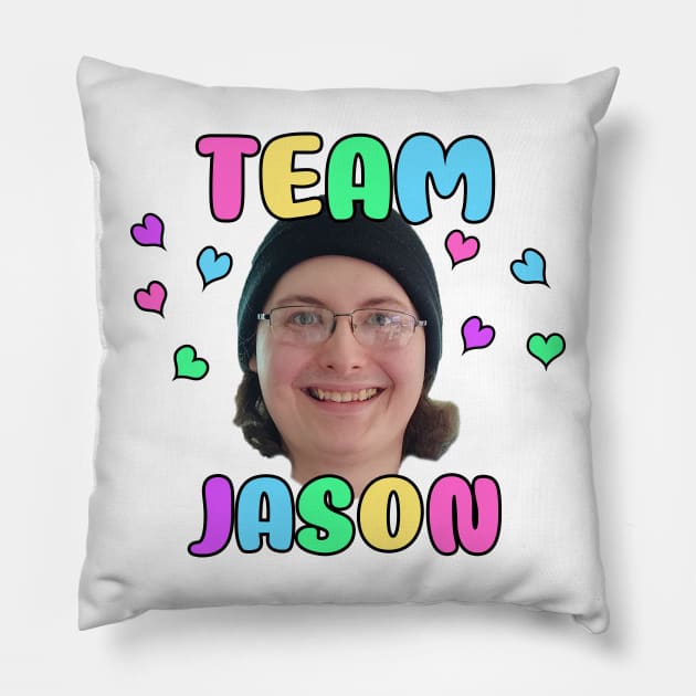 TEAM JASON Pillow by Midwest Magic Cleaning