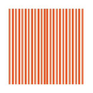 Dapper Stripes, Orange T-Shirt