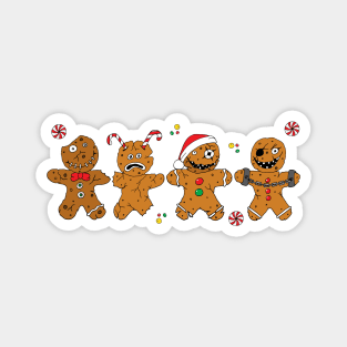 Evil Gingerbread Men Magnet