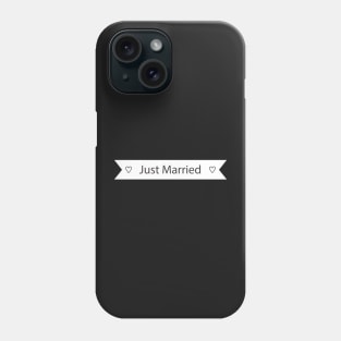 Just Married, Couples Phone Case