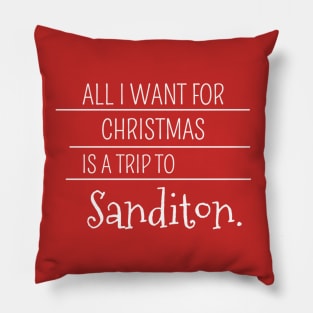 All I want for Christmas is a trip to Sanditon Pillow