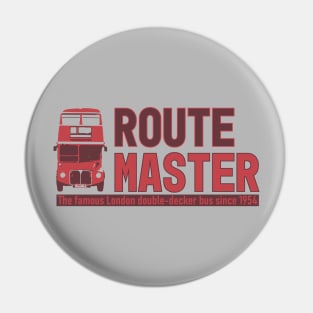 Routemaster double-decker bus London Pin