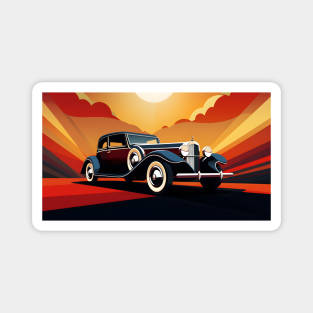 Classic Vintage Car Magnet