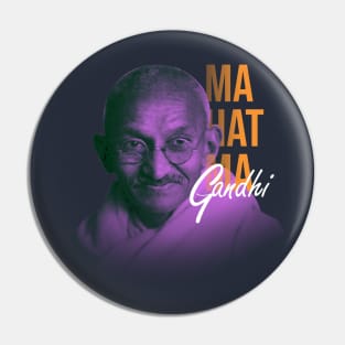 Gandhi The Great Soul Pin