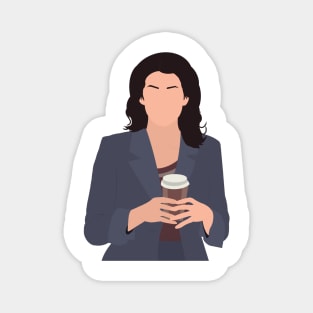 lorelai and her coffee Magnet