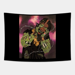 WWE Mankind Zombie Tapestry