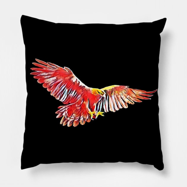 Eagle Pillow by Nimmersatt