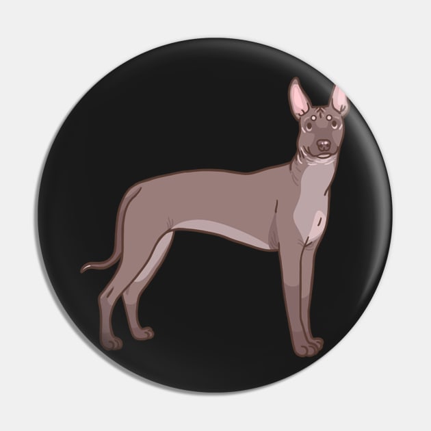 Xoloitzcuintli Pin by Csieben