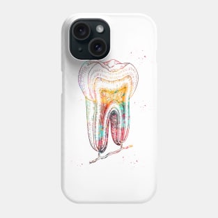 Human tooth structure Phone Case