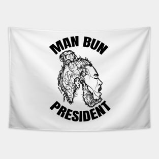 Man Bun President Tapestry