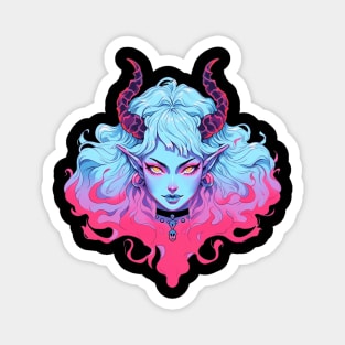 devil girl Magnet