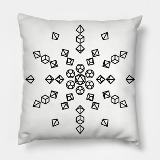 Starburst Polyhedral Dice Pillow