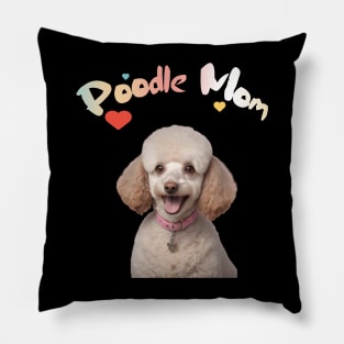 Proud Poodle Mom Design Pillow