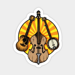 Bluegrass and/or Folk Instruments Magnet