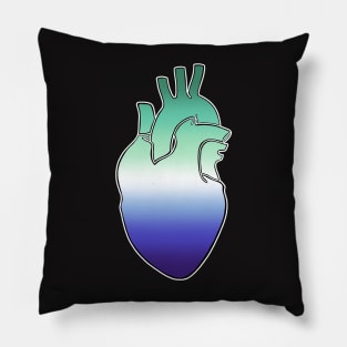 Gay Pride Heart Pillow