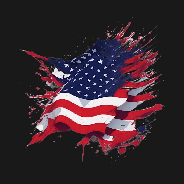 Patriotic shirt Made In USA by Fanbros_art