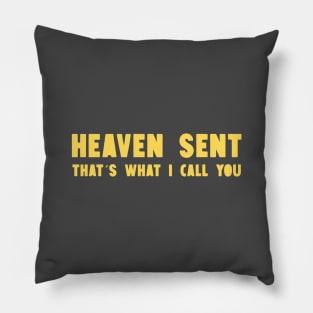 Heaven Sent, mustard Pillow