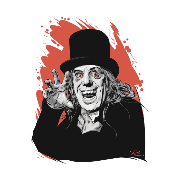 Lon Chaney - An illustration by Paul Cemmick by PLAYDIGITAL2020