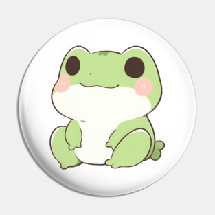 Simple drawn cute frog Pin