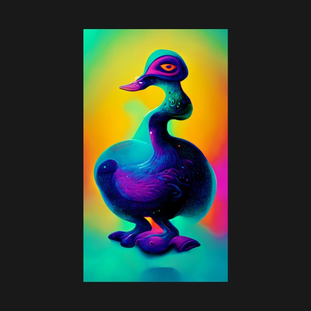 Psychedelic Duck by RichieDuprey