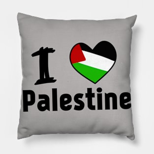 I love palestine#savepalestine Pillow