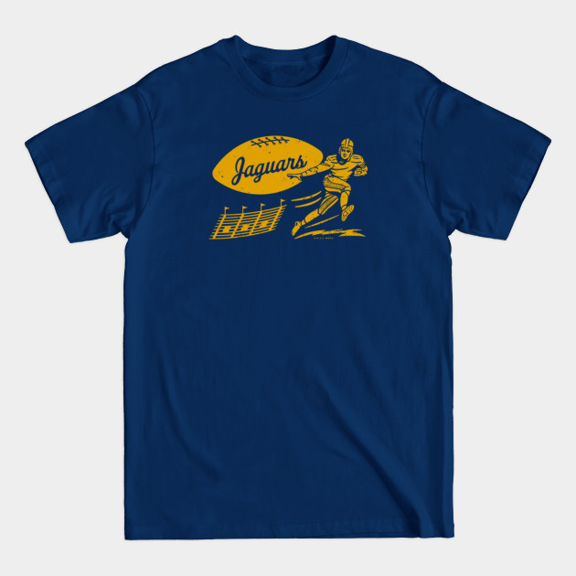 Disover Vintage Football - Jacksonville Jaguars (Gold Jaguars Wordmark) - Jacksonville Jaguars - T-Shirt