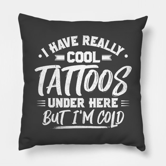 Funny Tattoo Artist Tattooist T-Shirt Pillow by MandeesCloset