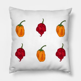 Habanero Reaper Sticker Set Pillow