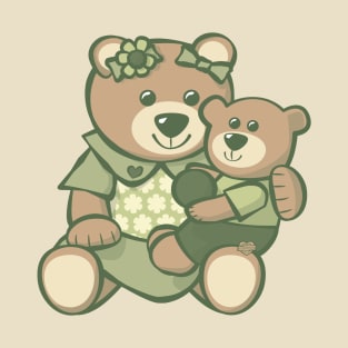 Teddy Bear Mom Baby T-Shirt