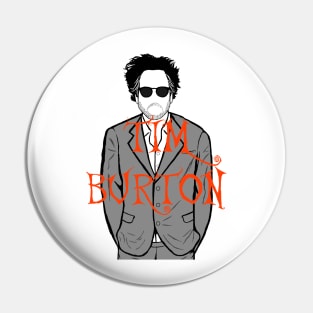 Tim Burton Portrait Pin