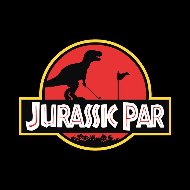 Funny Golf T-Rex by sqwear